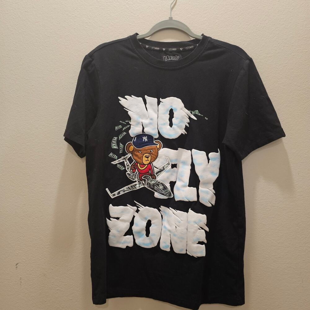 Fatguap No Fly Zone T-Shirt Size Small